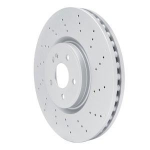 Mercedes-Benz A45 AMG Brake Rotor (1) - Front - R1 Concepts - Drilled GeoSPEC Coated - `20-`25